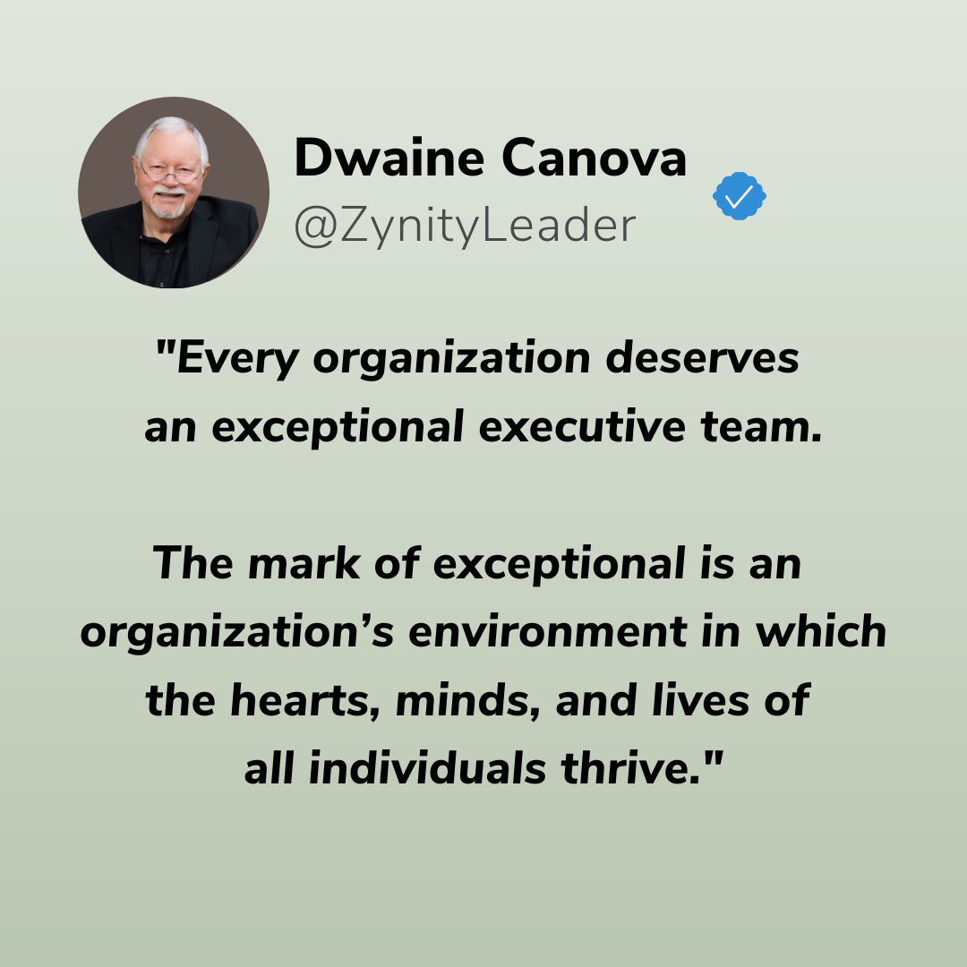 Every Organization Deserves an Exceptional Executive Team